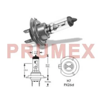 Autožárovka Žárovka Narva 12V H7 55W PX26d Rage Power Blue +50%