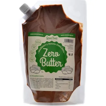 Recenze Green Food Nutrition Zero Butter arašídový krém s tmavou čokoládou Recenze Green Food Nutrition Zero Butter arašídový krém s tmavou čokoládou
