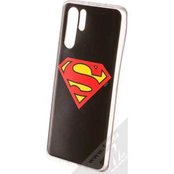Pouzdro na mobilní telefon DC Comics Superman 002 TPU ochranný kryt pro Huawei P30 Pro černá (black)