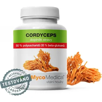 Zdraví Mycomedica Cordyceps 50% Počet rostliných kapslí: 90