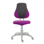 Alba Rostoucí židle Fuxo V-Line - šedá / fialová