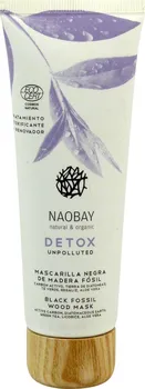 Pleťová maska Naobay Detox černá maska s fosilním dřevem 75 ml