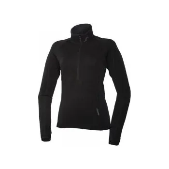 Dámská mikina WARMPEACE TRISH LADY černá M; Černá pulovr + DÁREK DLE VÝBĚRU!