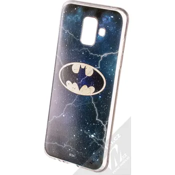 Pouzdro na mobilní telefon DC Comics Batman 003 TPU ochranný silikonový kryt s motivem pro Samsung Galaxy A6 (2018) tmavě modrá (dark blue)