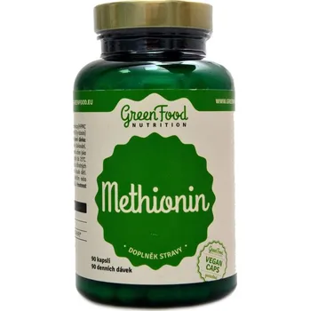 Přírodní produkt GreenFood Nutrition Methionin 90 cps.