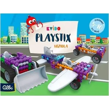 Desková hra Kvído Stavebnice Playstix vozidla, Albi