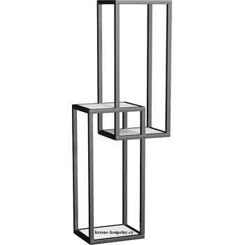 Koupelnový nábytek Intedoor doplňková otevřená police OALU 44/119 B/S + doprava zdarma + při platbě převodem sleva