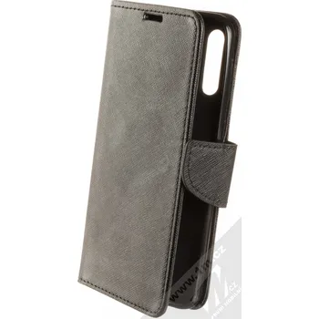 Pouzdro na mobilní telefon Forcell Fancy Book flipové pouzdro pro Samsung Galaxy M30 černá (black)