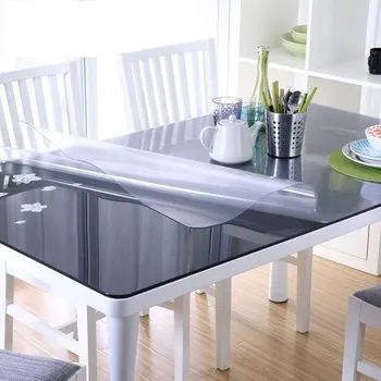 ubrus Mekke sklo Ubrus na stůl z měkkého skla 58,5x82 cm Ubrus: Folie s texturovaným povrchem