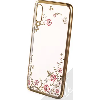 Pouzdro na mobilní telefon Forcell Diamond TPU ochranný kryt pro Samsung Galaxy A70 zlatá (gold)
