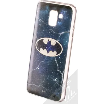 Pouzdro na mobilní telefon DC Comics Batman 003 TPU ochranný silikonový kryt s motivem pro Samsung Galaxy J6 (2018) tmavě modrá (dark blue)