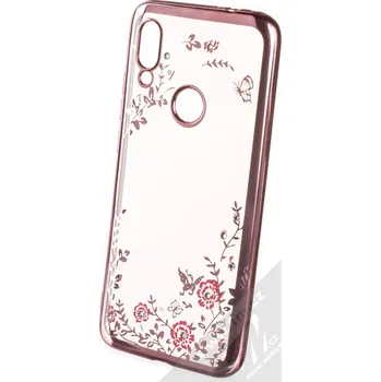 Pouzdro na mobilní telefon Forcell Diamond TPU ochranný kryt pro Xiaomi Redmi 7 růžově zlatá (rose gold)