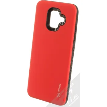 Pouzdro na mobilní telefon Roar Rico odolný ochranný kryt pro Samsung Galaxy A6 (2018) červená černá (red black)
