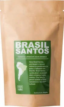 Káva Unique Brands of Coffee Brasil Santos Arabika jemně mletá 500 g