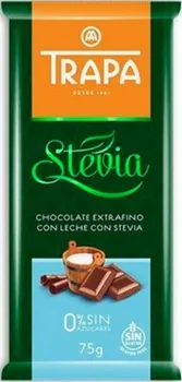 Čokoláda Trapa Mléčná čokoláda se stévií 30 % 75 g