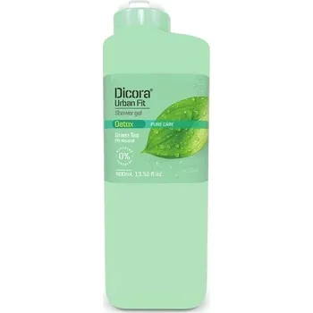 Koupelová kosmetika Dicora Urban Fit Shower Gel Detox Green Tea - Sprchový gel zelený čaj 400 ml