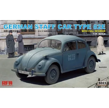Plastikový model Ryefield model 1/35 German Staff Car Type 82E with full interior