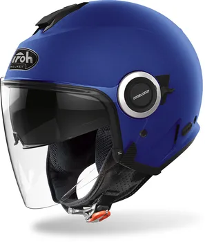 Helma na motorku Airoh Helios Color modrá matná