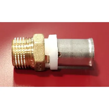 rozdělovač topení AL pex Přechod přímý, venkovní závit 1/2"x16 TOP 7243G