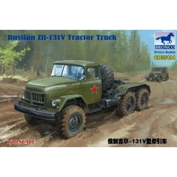 Plastikový model Bronco 1/35 Russian Zil-131V Tractor Truck