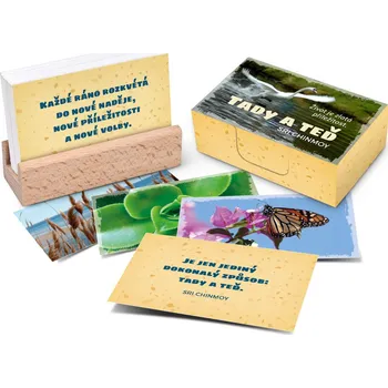 Tady a teď s dřevěným stojánkem - Sri Chinmoy