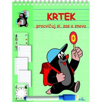 omalovánky Stíratelné listy Procvičuj si zas a znovu Krtek 2