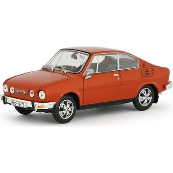 autíčko Abrex Škoda 110R Coupé 1:43, závodní červené
