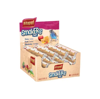 Krmivo pro ptáka Vitapol Box Smakers - 12 klasů, andulka, ovoce 12ks/540g
