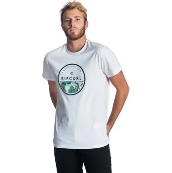 Pánské tričko Rip Curl Watermark S/S TEE Optical White