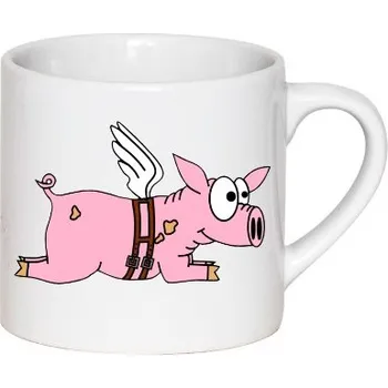 Hrnek espresso (Lungo) s potiskem Letící Vendy malý hrneček