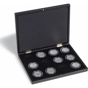 Obal pro sběratelský předmět Leuchtturm Volterra kazeta na 12 ks mincí do Ø 47/ 53 mm