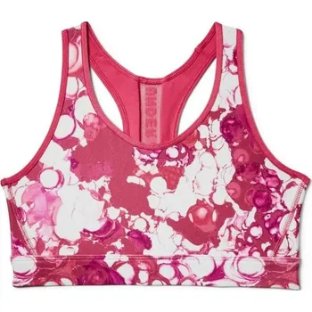 Podprsenka Under Armour Mid Mesh Wordmark červená