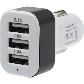 HUKA CHAR2100 Adaptér do auta 3 x USB