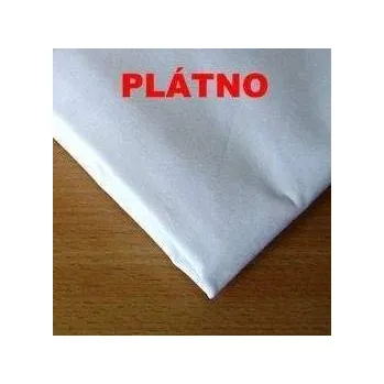 ubrus Ubrus bílý 140 x 220cm plátno bavlna