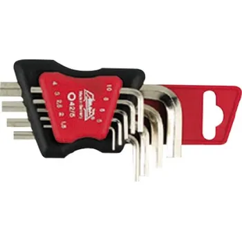 Bit NG TOOL Sada INBUS klíčů 9 dílů 1,5+2+2,5+3+4+5+6+8+10mm NS 4207