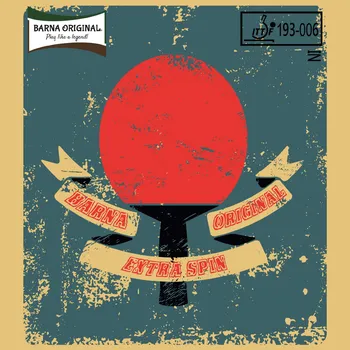 BARNA - EXTRA SPIN Barva: Červená, Tloušťka houby: 1,5