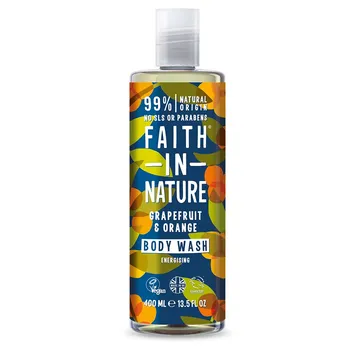 Mýdlo Faith in Nature Bio sprchový gel a pěna 400 ml grapefruit a pomeranč