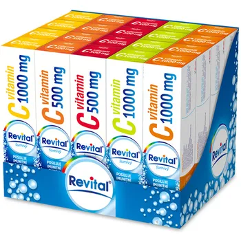 Revital Vitamin C 5 příchutí 4 x 20 ks