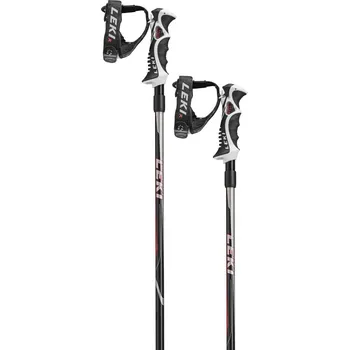 Sjezdová hůlka LEKI Hot Shot S Black/Red/Silver/Anthracite 2019/20