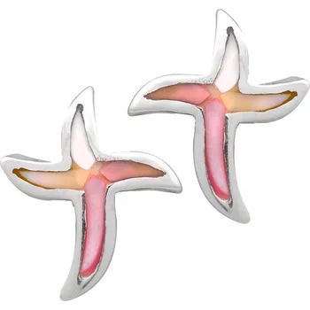 Náušnice Stříbrné náušnice s perletí Ag 2,3 g