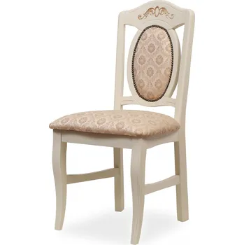 Jídelní židle IBA Masivní židle Aniela Varianta: Krémová s patinou