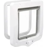 Trixie Průchozí dvířka pro kočku 2-cestná bílá 20x22 cm