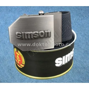 Opasek Opasek SIMSON, textil černý - délka 150cm