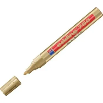 Popisovač lakový Edding 750, kulatý hrot, zlatý