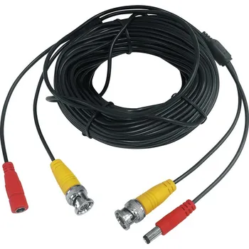 Příslušenství pro kamerový systém Partizan Store EU | PARTIZAN - (1127) - kabel video+napájení s konektory pro AHD 4Mpix, 18m, černý 9071874