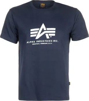 Pánské tričko Alpha Industries Basic Navy XL