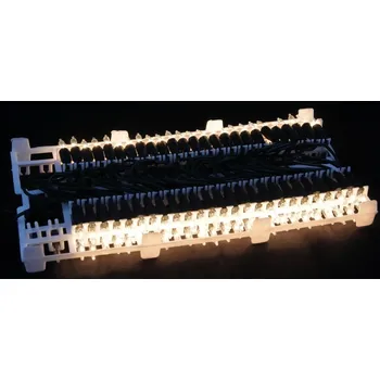 Vánoční dekorace Tradiční žárovkové Vánoční osvětlení 50 žároviček teple bílá