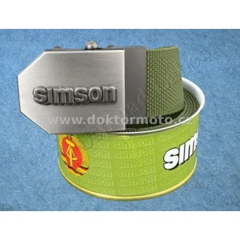 Opasek Opasek SIMSON, textil khaki - délka 150cm