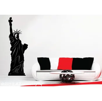 Samolepící dekorace Samolepky na zeď - Socha Svobody II - S (30 x 90 cm)