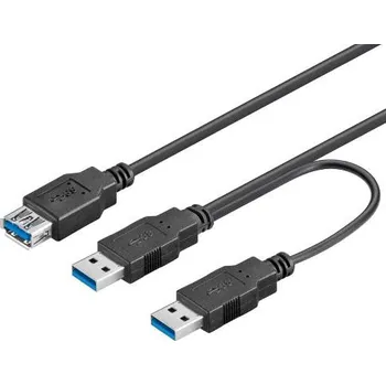 Datový kabel PremiumCord USB 3.0 30 cm černý